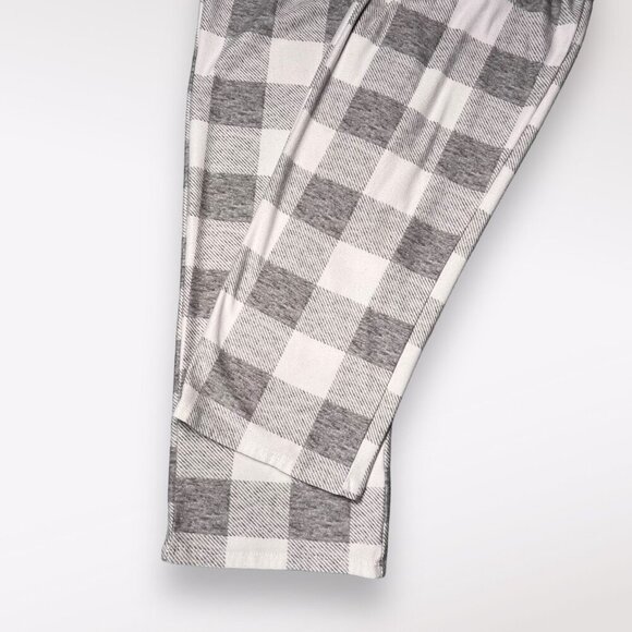 Lucky Brand Comfort Fit Lounge Pants Plaid Hacci Knit Small - Picture 10 of 10